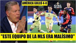 AMÉRICA goleó 4-0 a New England y resolvió la serie en la ida de la CONCACHAMPIONS | Futbol Picante