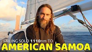 Sailing Alone from Bora Bora to American Samoa 1110 Nautical Miles on a 30ft Sailboat