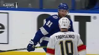 Vladimir Tarasenko and Steven Stamkos almost went for each other in game 4 (27 apr 2024)