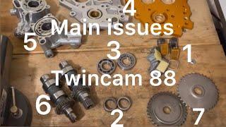 7 main problems Harley Twincam 88 engines