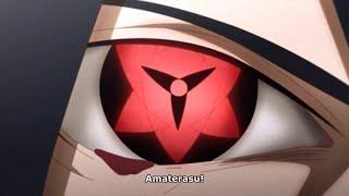 SASUKE USES AMATERASU ON BORUSHIKI