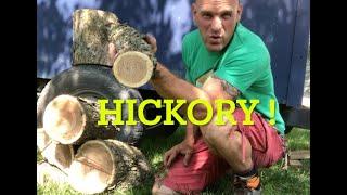 What is Hickory wood look like and what is it good for?