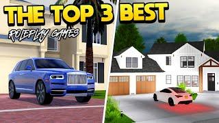 Top 3 Roleplay Games on Roblox! (2023)