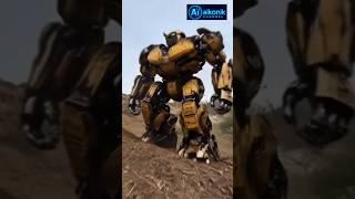 Forest Defender: Bulldozer Morphs into Logging Guardian Robot