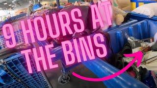 Shopping For Treasures: Spending 9 HOURS at the Goodwill Bins Outlet!