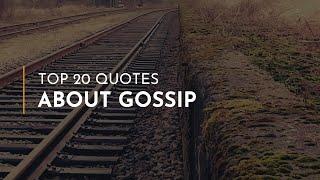 TOP 20 Quotes about Gossip ~ Quotes for Whatsapp ~ Trendy Quotes