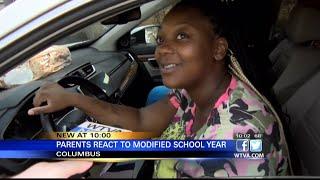 Parents at Cook Elementary School react to Columbus Municipal School District's modified schedule
