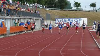 Markus Fuchs (AUT) 100 m Men Final 10.40 1st Place Balkan Championships Kraljevo 2023