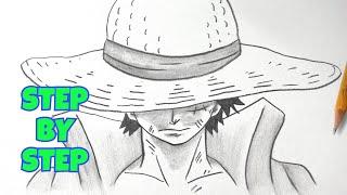 How to Draw Pirate King Luffy