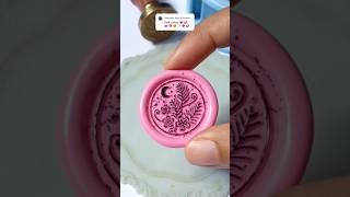 Sealed in Pink 🩷 / Waxseal Stamp / Glitter Waxseal Stamp / Waxsealing 
