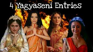 4 Entries of Yagyaseni with Dialogues|Roopa Ganguly|Pooja Sharma|Ishita Ganguly