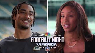 Packers' Jordan Love and snapshots of his life via social media (FULL INTERVIEW) | FNIA | NFL on NBC