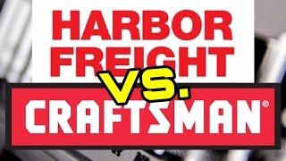 Harbor Freight vs Craftsman  - 11 Piece Long Handle Wrench Set Review - Bundys Garage - 47067 60548