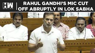 WATCH: Chaos In Lok Sabha As 'INDIA' Demands Discussion On NEET | Rahul's Mic Switched Off Abruptly