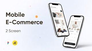 Design E-Commerce App in Figma - UI Speed Design | Week - 35