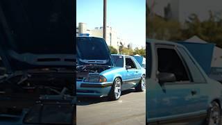 Rare desirable Bimini Blue Coupe. Cinematic. #foxbodymustang #foxbody