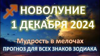 НОВОЛУНИЕ ️ | 1 декабря 2024 | ПРОГНОЗ для всех знаков