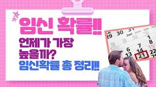 [자윤한의원] 가임기 임신확률 언제가 가장 높을까? 나이대별 임신확률은?
