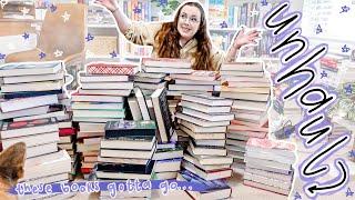 GIANT (200+) BOOK UNHAUL | these books have got to go, y'all... once again