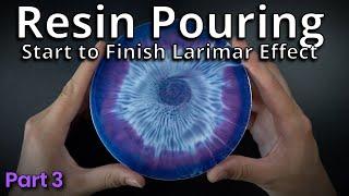 #257 Larimar Effect testing Dutch Products / EASY RESIN ART / Part 3 using Laminating Epoxy