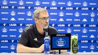 Rueda de prensa de Jon Pérez Bolo tras el RC Deportivo 0 - 2 Burgos CF