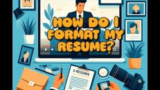 How do I format my resume professionally? #resume #jobs #jobsearch