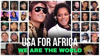 USA For Africa - We Are The World - Reaction Compilation