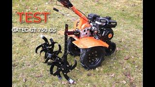 Strong tiller Gatec GT 750 GS -TEST - Assembly, preparation, instruction Work