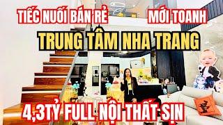 TIẾC NUỐI BÁN RẺ NHÀ ĐẸP MỚI TOANH GÓC 2 MẶT TIỀN FULL NỘI THẤT SỊN TRUNG TÂM NHA TRANG GẦN BI