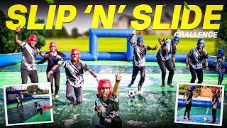 SLIP N SLIDE Football Challenge ️ Kerala Blasters ??  Fun Only  We Talks #wetalks