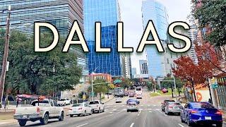 This is Dallas, Texas! - 4K Virtual Downtown Driving Tour of Downtown Dallas