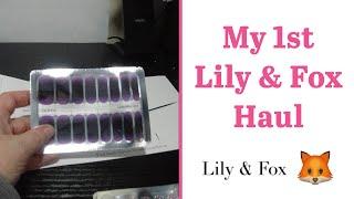 My 1st Lily and Fox Nail Wrap Order/Haul Unboxing - Vegan Nail Wraps