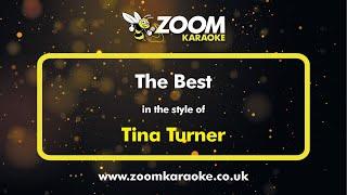 Tina Turner - The Best / Simply The Best - Karaoke Version from Zoom Karaoke