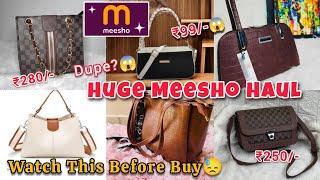 Huge Meesho Bags Haul | Tote Bag, Sling Bag, Shoulder Bag | Meesho Bags Haul | Meesho Affordable Bag