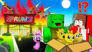 Save MUSTARD PINKI SPRUNKI from Nuclear Missile - Maizen Journey