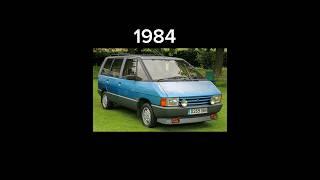 Evolution Of Renault Espace (1984-2023) #evolution #renault #espace #minibus #van