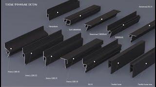 Теневые примыкания  в натяжных потолках - обзор профильных систем Еврокрааб, Флекси, Алформ, Бизон