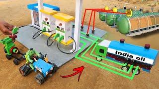 DIY Mini petrol pump | Tractor generator | Concrete batching plant | Science Project