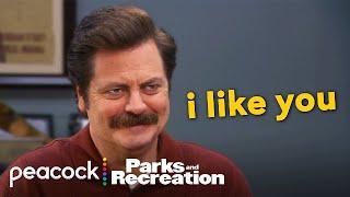 Best of Ron actually liking people | Parks and Recreation