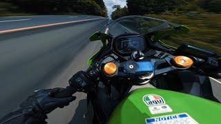 COLD WEATHER + WORN OUT TIRES = CHILL RIDE 🫣 [ZX4RR] 4K POV || Smoooves
