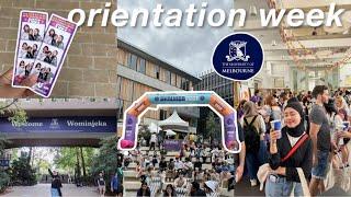 VLOG: orientation week at the university of melbourne!