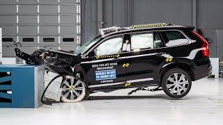 2024 Volvo XC90 Recharge updated moderate overlap IIHS crash test