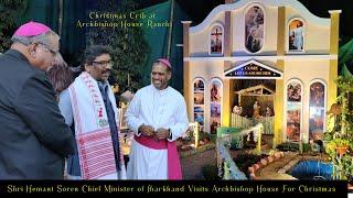 Chief Minister of Jharkhand Mr. Hemant Soren Visits Archbishop House for Christmas/December 2022