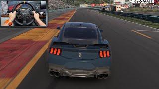 Forza Motorsport (2023) - 2024 Ford Mustang Dark Horse | Moza DD R9 Gameplay