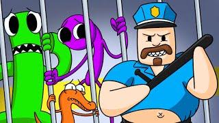 RAINBOW FRIENDS are TRAPPED in BARRY's PRISON?! (Cartoon Animation)