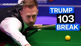 SUPREME break of 103 from Judd Trump against Anthony McGill | Eurosport Snooker