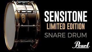 Pearl Limited Edition 14x6.5 SensiTone Black Nickel Brass Snare Drum