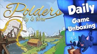 Polders: Flip & Write - Daily Game Unboxing