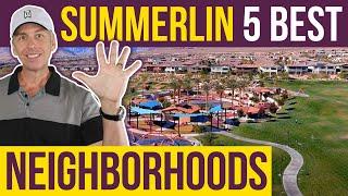 5 Best Neighborhoods in Summerlin Las Vegas Nevada