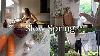 Slow Spring Morning Clean Routine: Gentle Cleaning, DIY Spray & Easy Pasta Sauce Prep